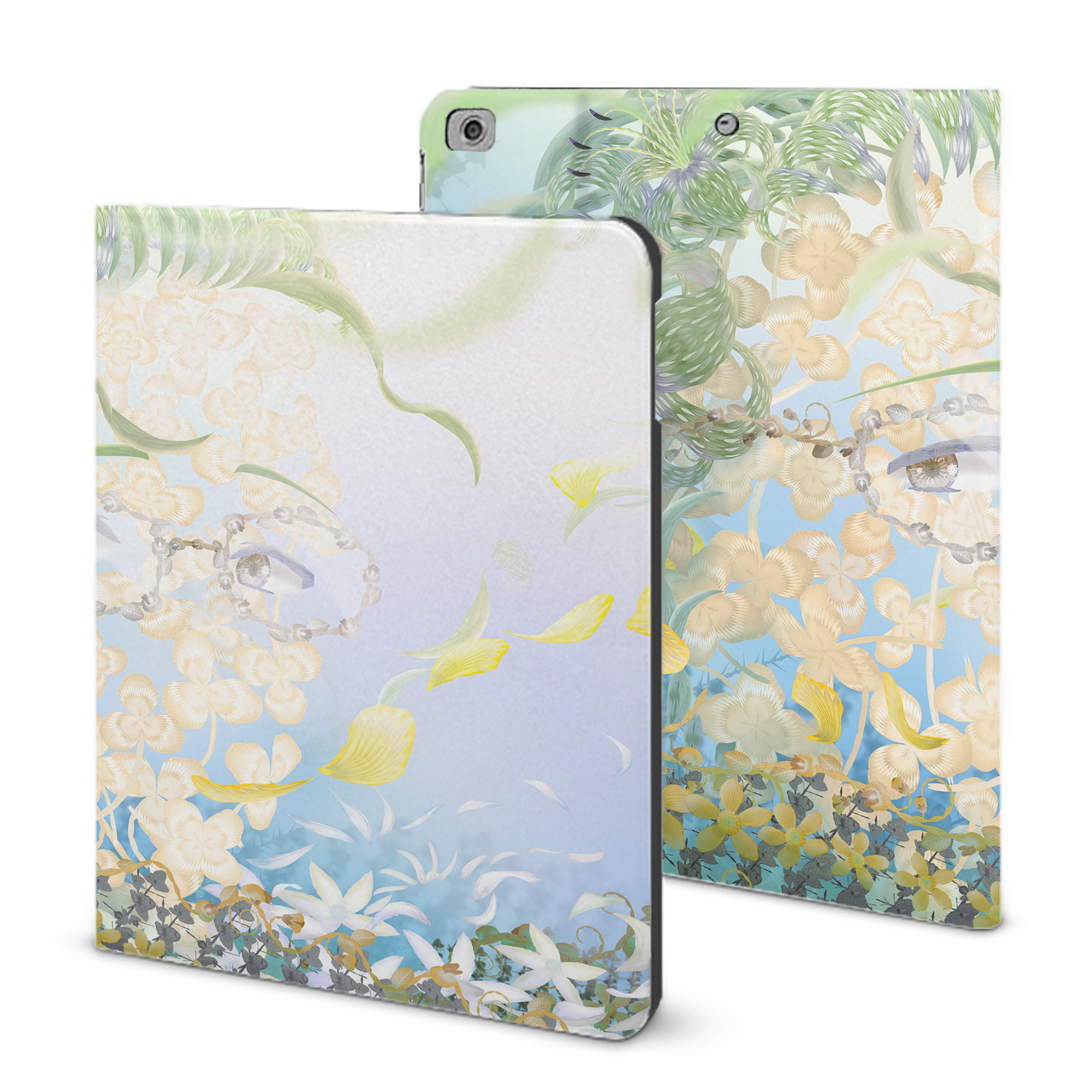 （画像用） 葬送のフリーレン Frieren IPad ケース ブック型 PUレザー TPU 耐衝撃 軽量 薄型 ペン収納なし 全面保護 IPad 各モデル対応